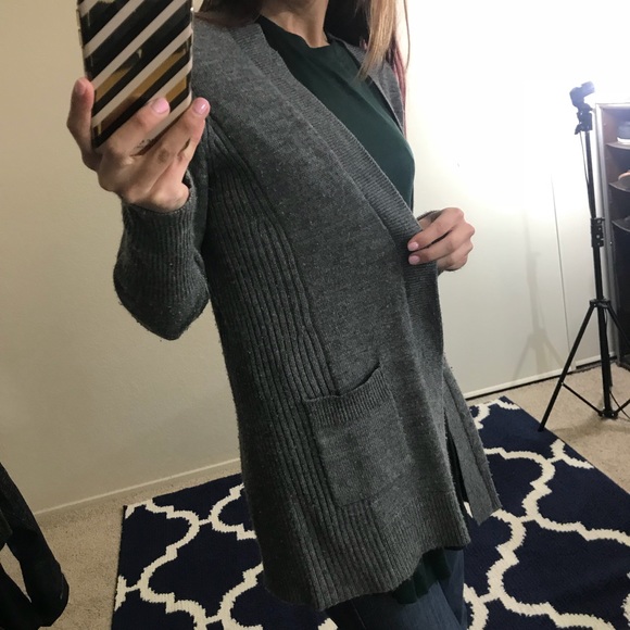 J. Crew Sweaters - J. Crew Gray Wool Alpaca Cardigan